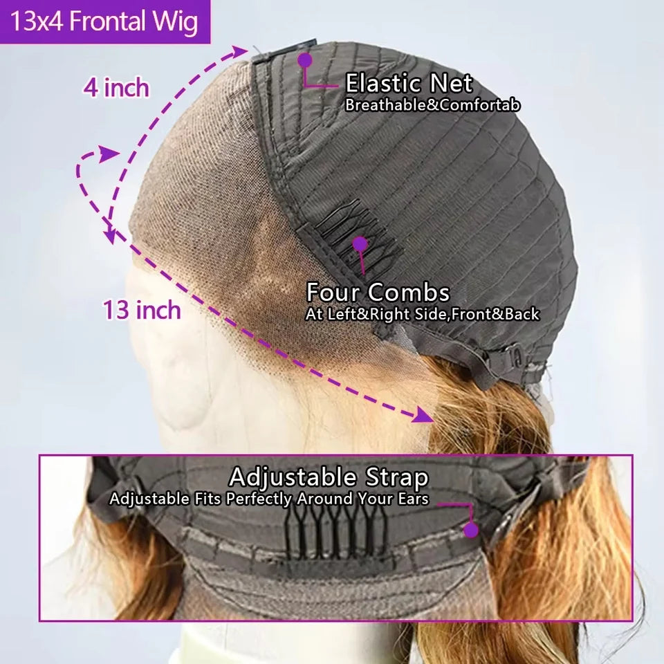 Ombrés Blonds Perruques 